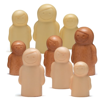 Yellow Door Little People, Sensory Play Set of 9 Figures YUS1084